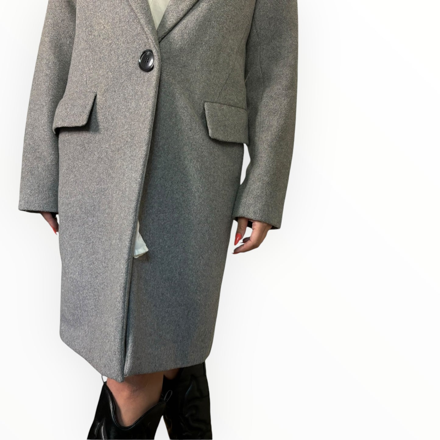 Grey Peacoat