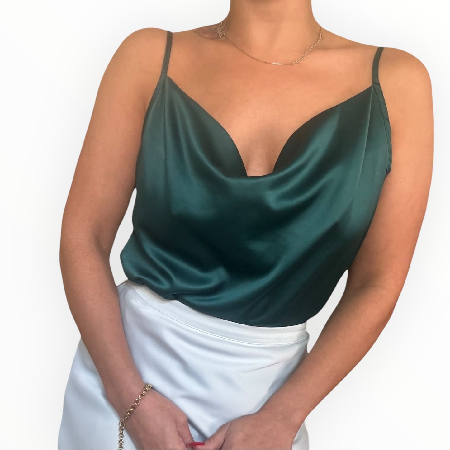 Jade Satin Cami
