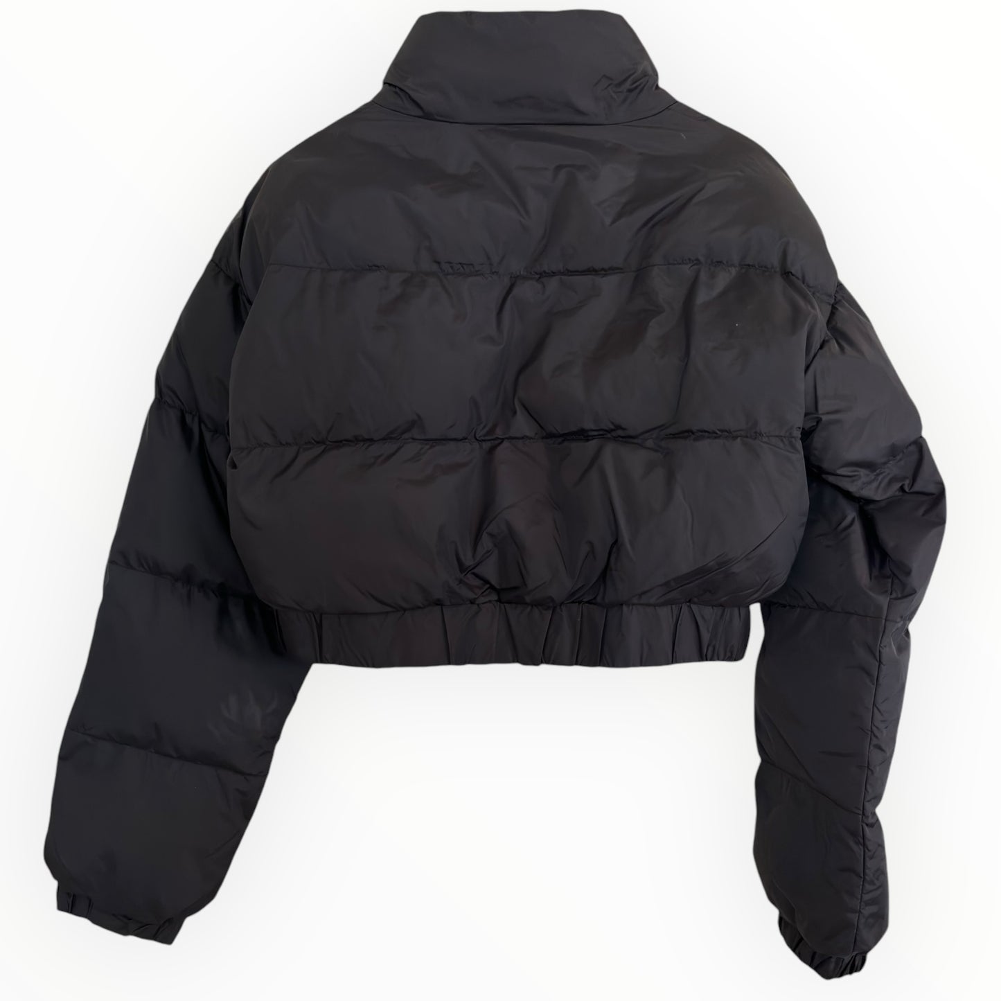 Black Cropped Puffer