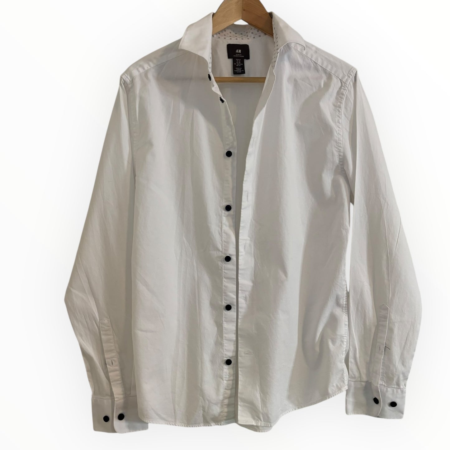 White Cotton Button-Up