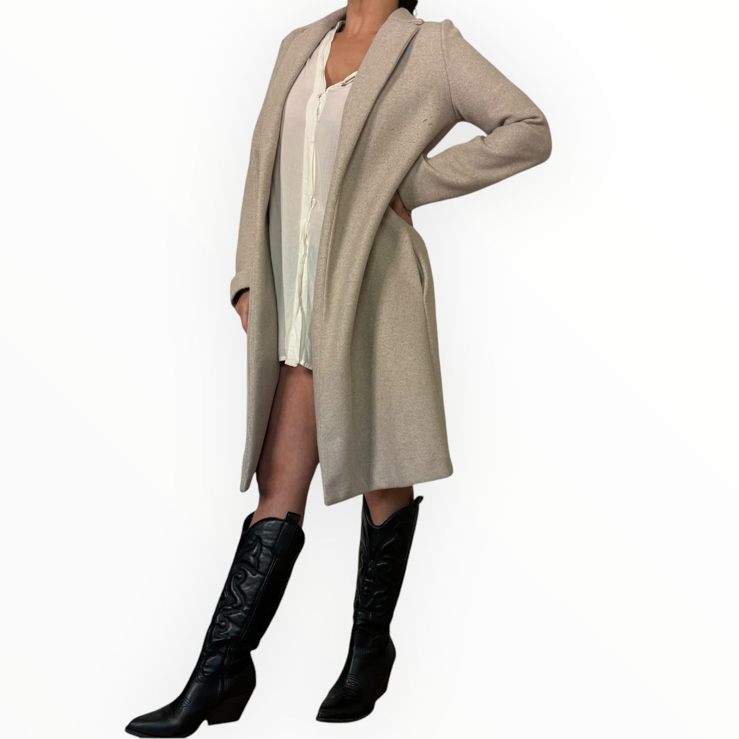 Oatmeal Peacoat
