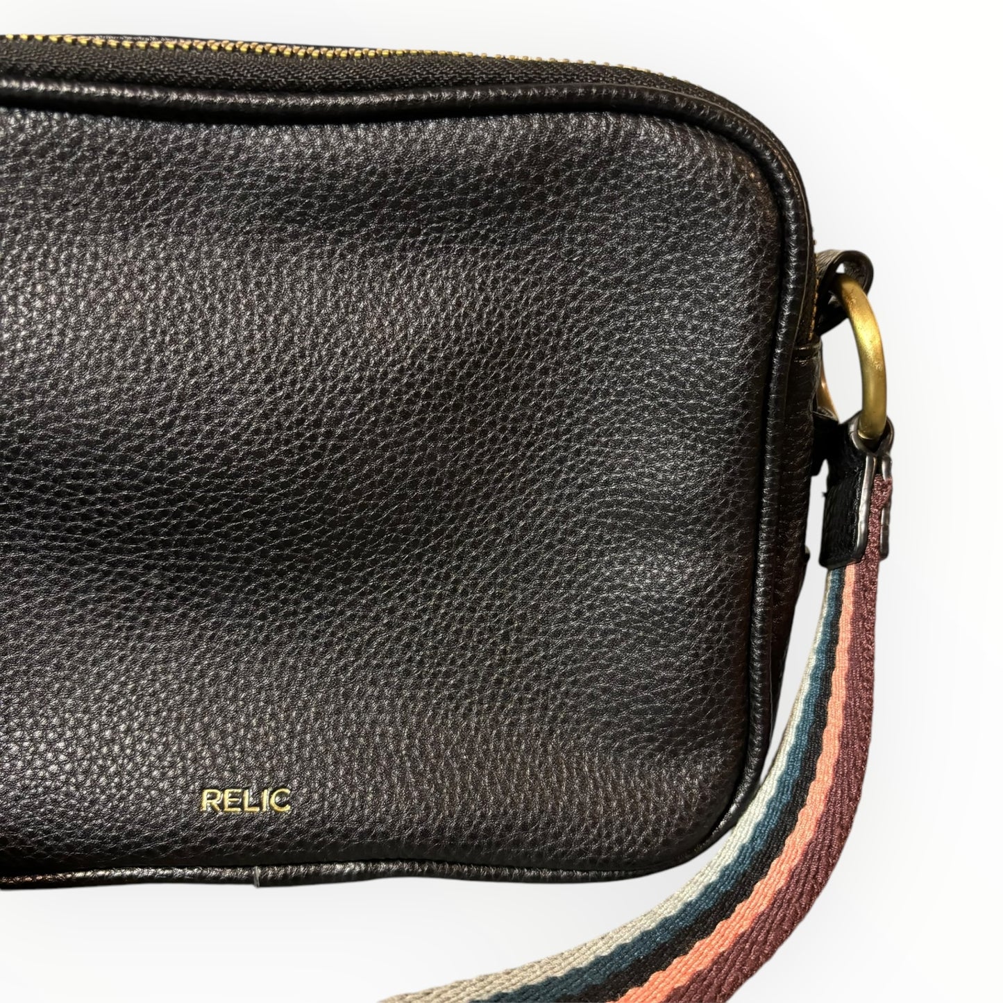 Black Relic Crossbody Handbag