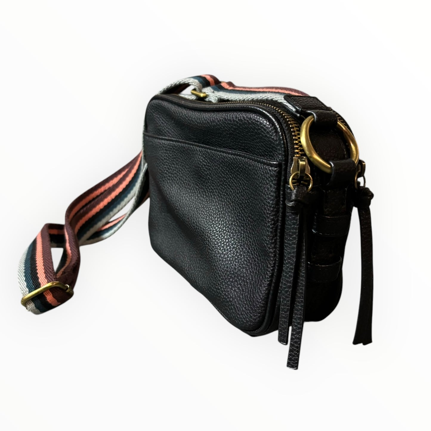 Black Relic Crossbody Handbag