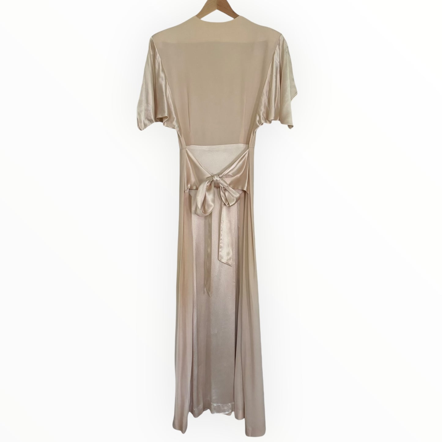 Vintage Blush Silk Dress