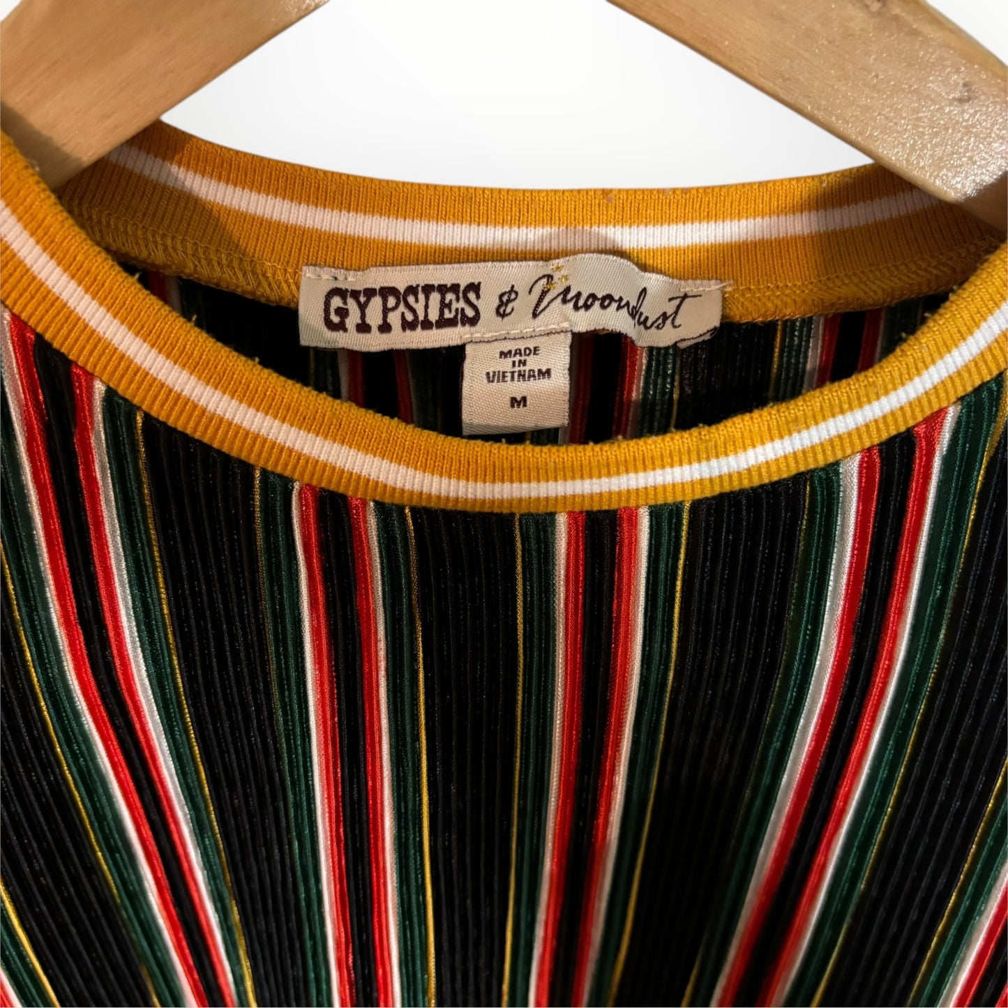 Vintage Multicolor Striped Tee