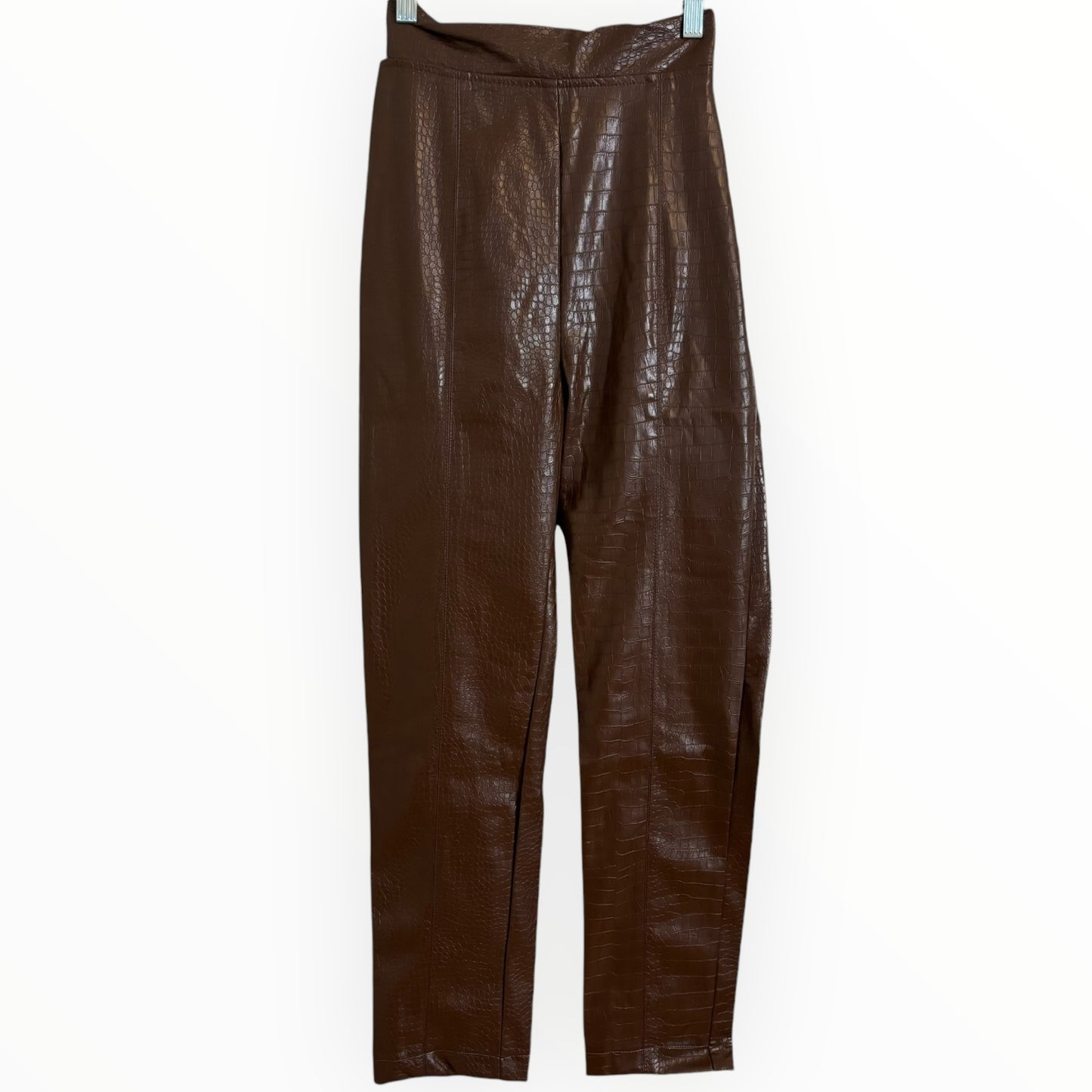 Vegan Leather Caramel Pants