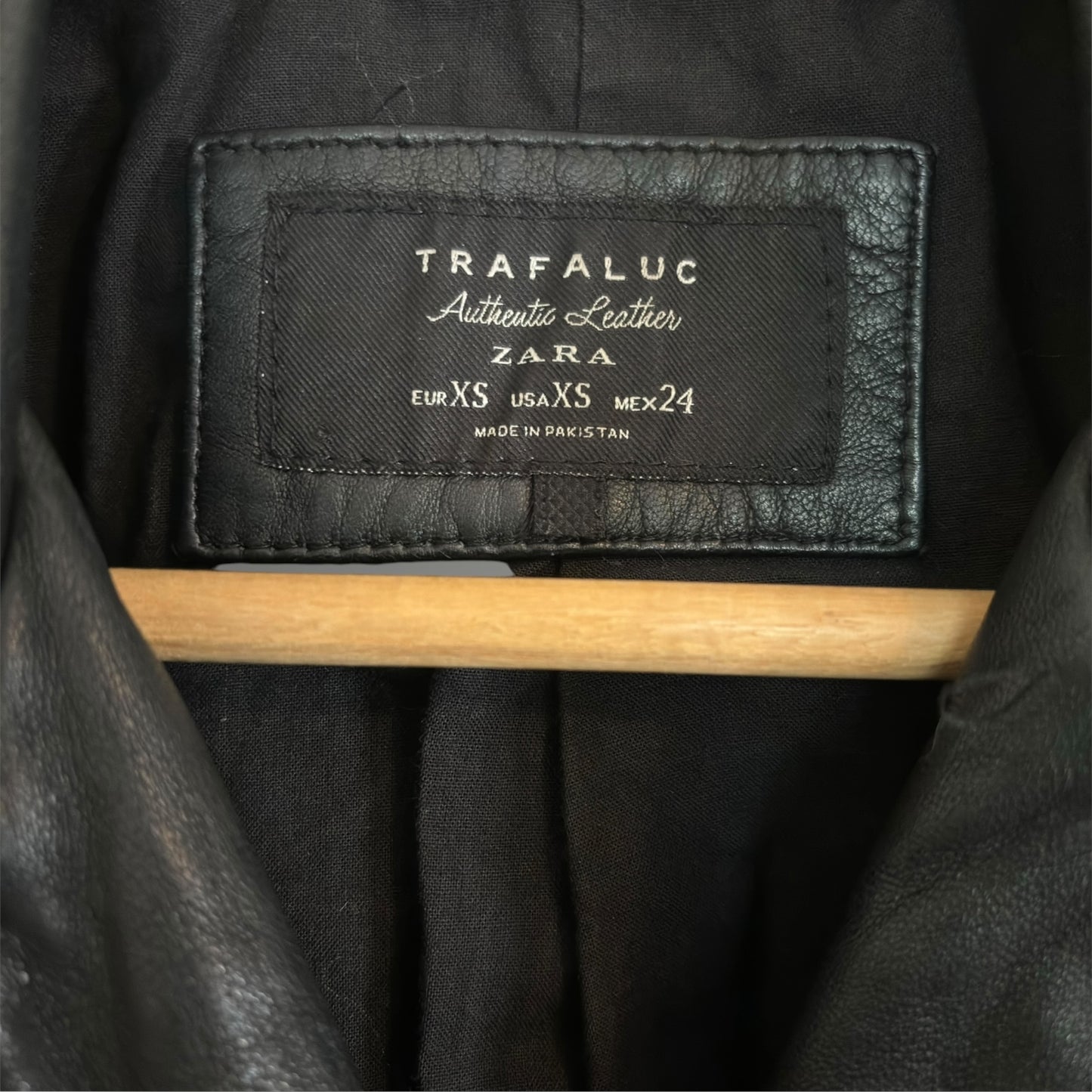 Fitted Genuine Leather Jacket