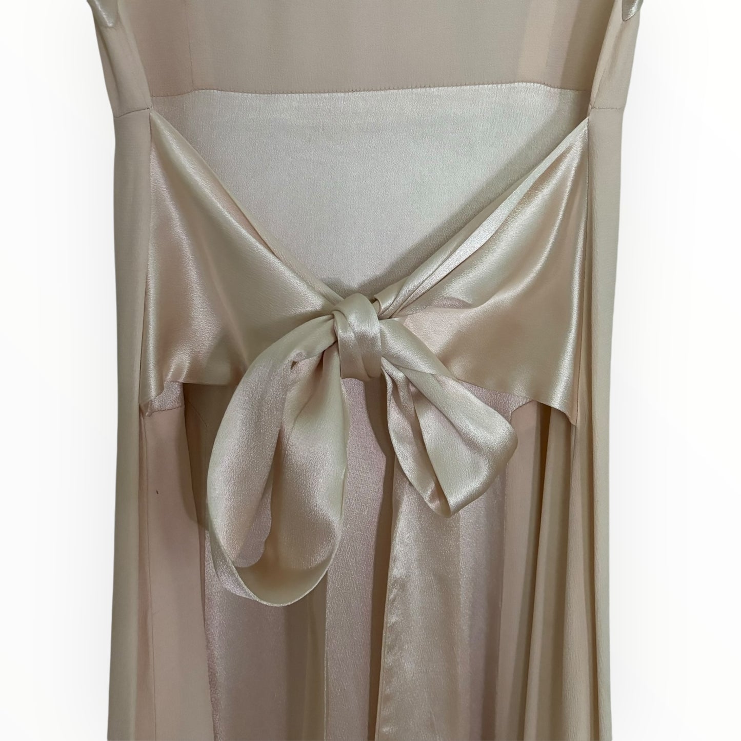Vintage Blush Silk Dress