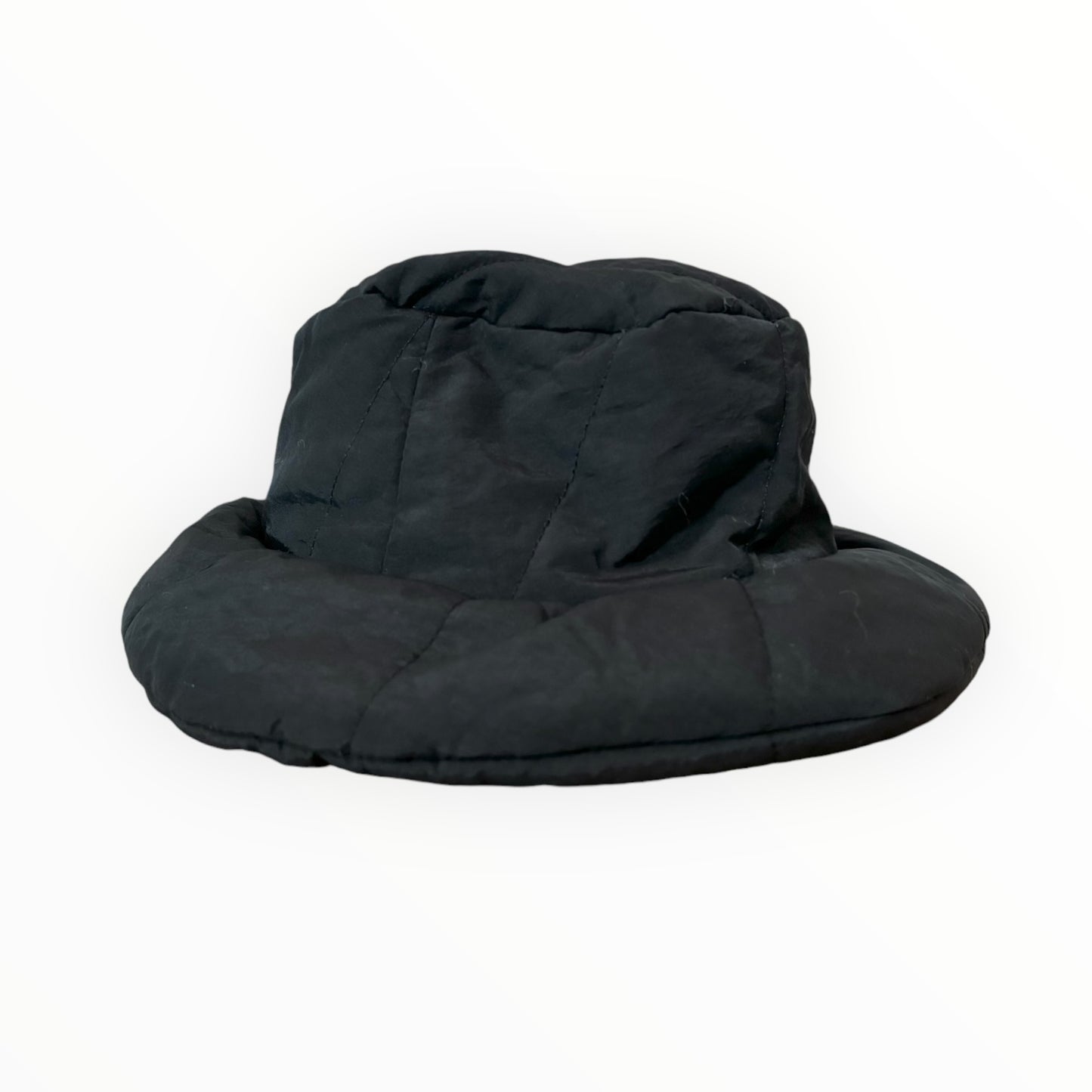 Black Puffer Bucket Hat