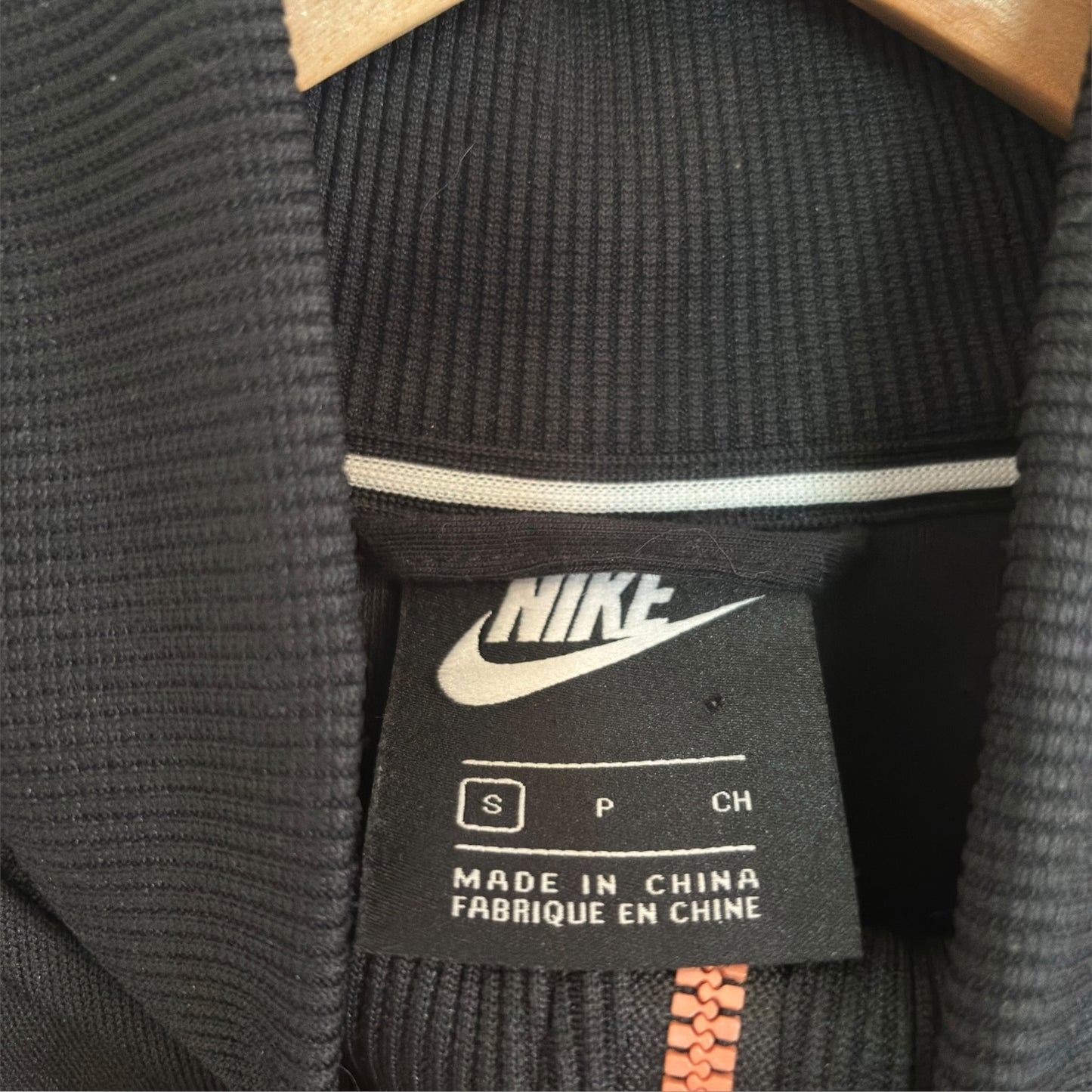 Rose Gold/Black Nike Athletic Track Jacket