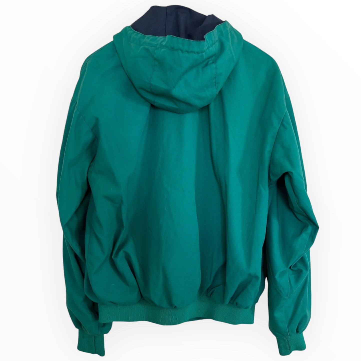 Vintage ProFit Turquoise Hooded Windbreaker