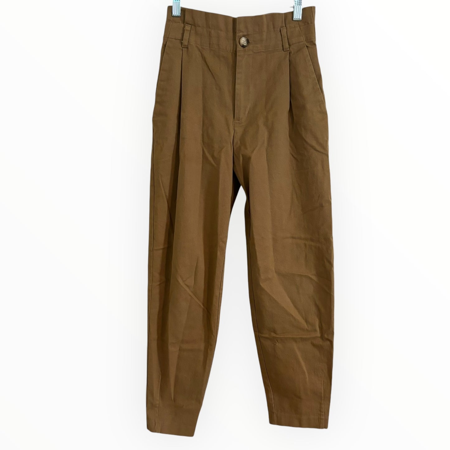 Tan Paperbag Trouser