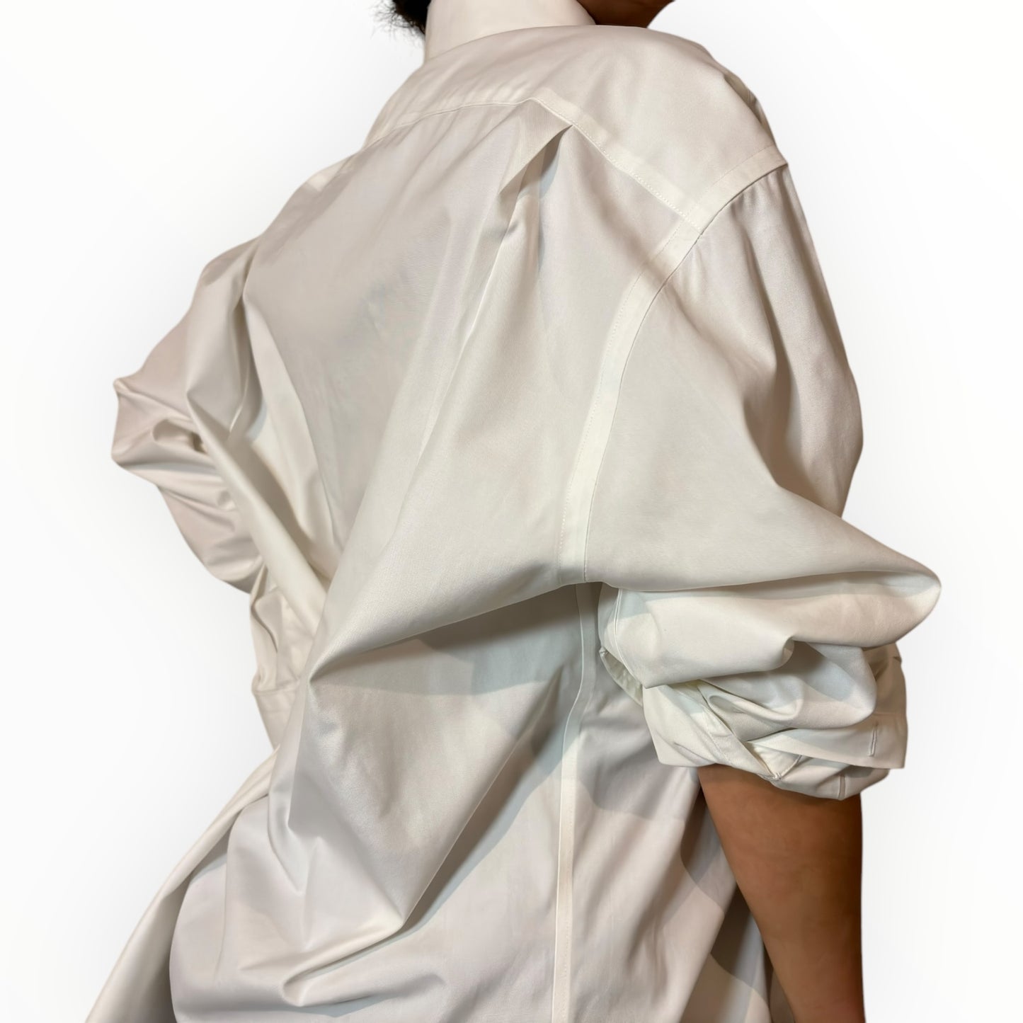 White Cotton Button-Up