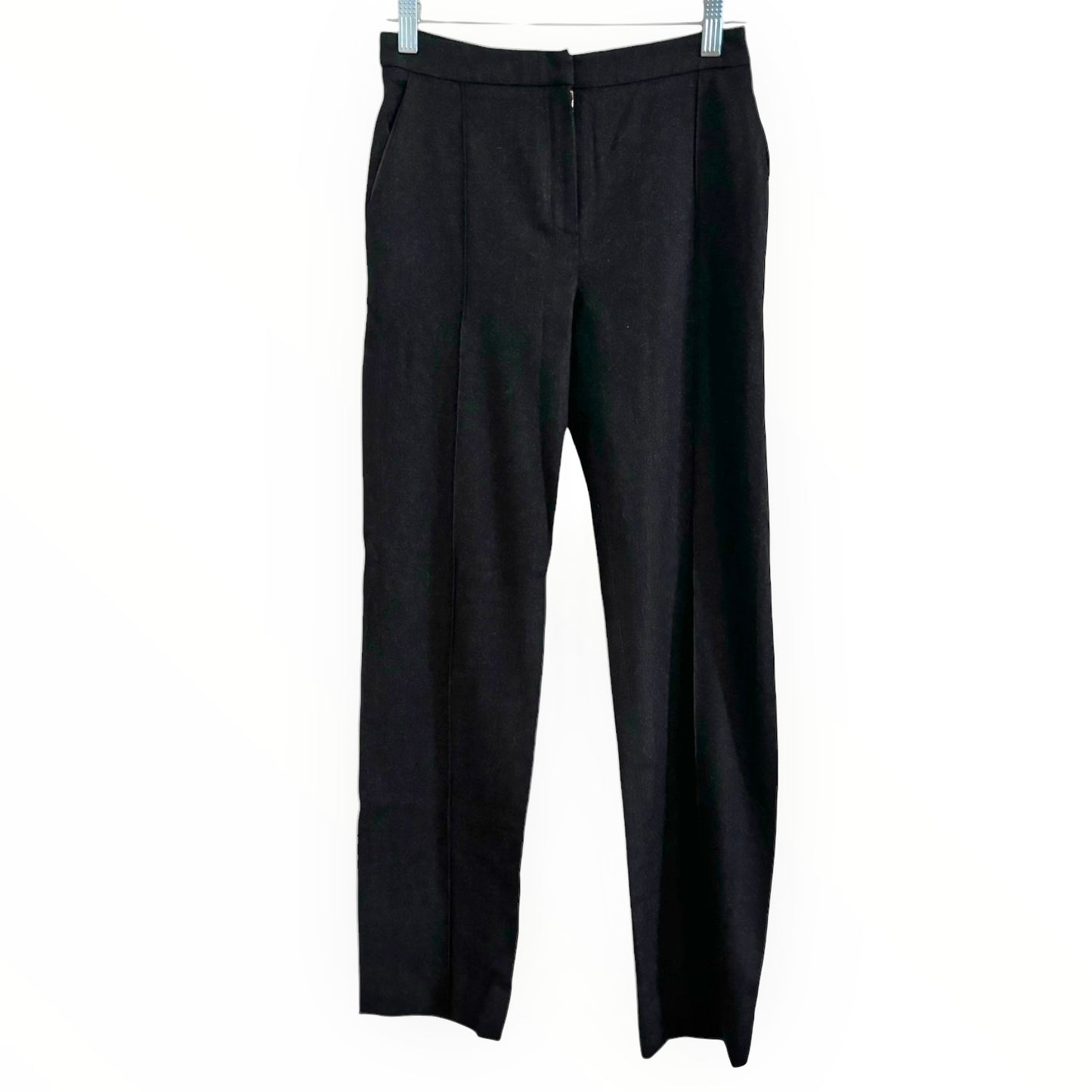 Vintage Oscar De La Renta Dark Grey Wool Trousers