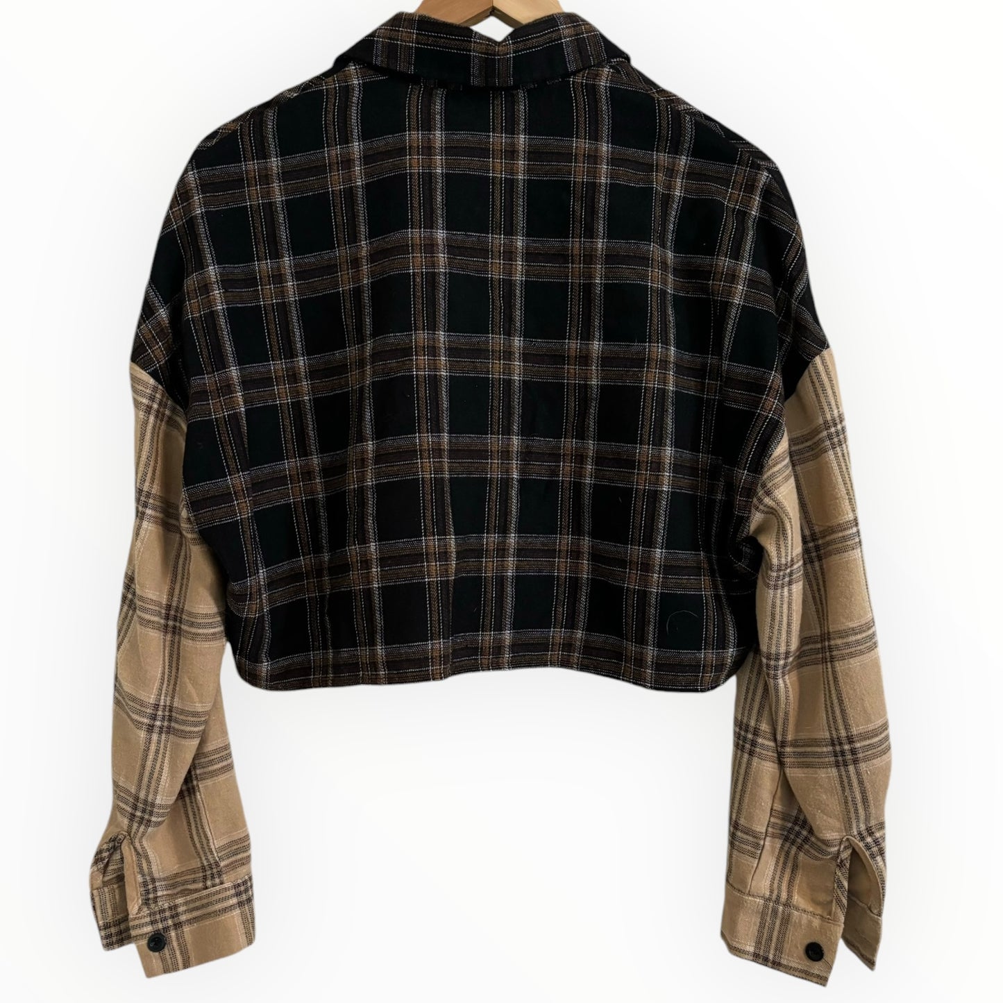 Cropped Plaid Shirt