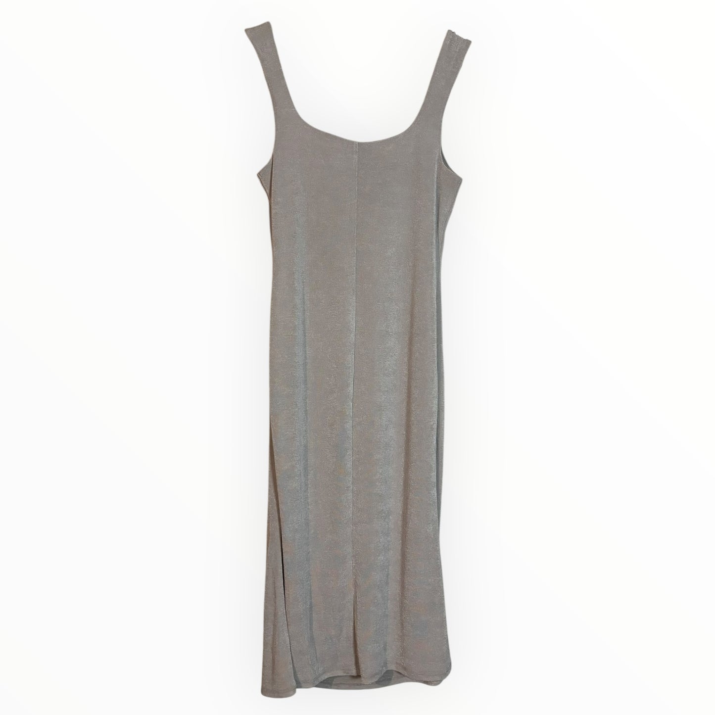 Silver Midi Tank Dress