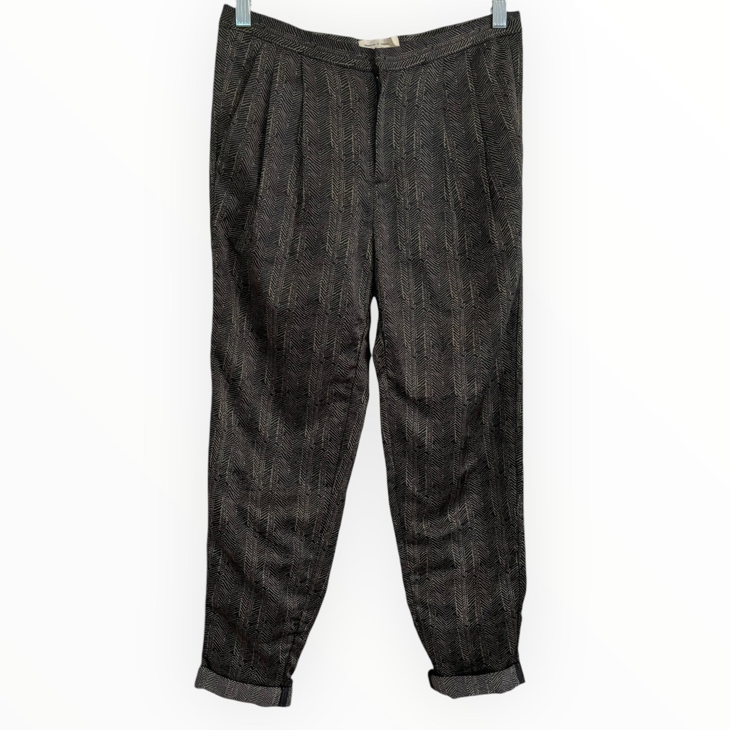 Silence + Noise Printed Satin Trousers