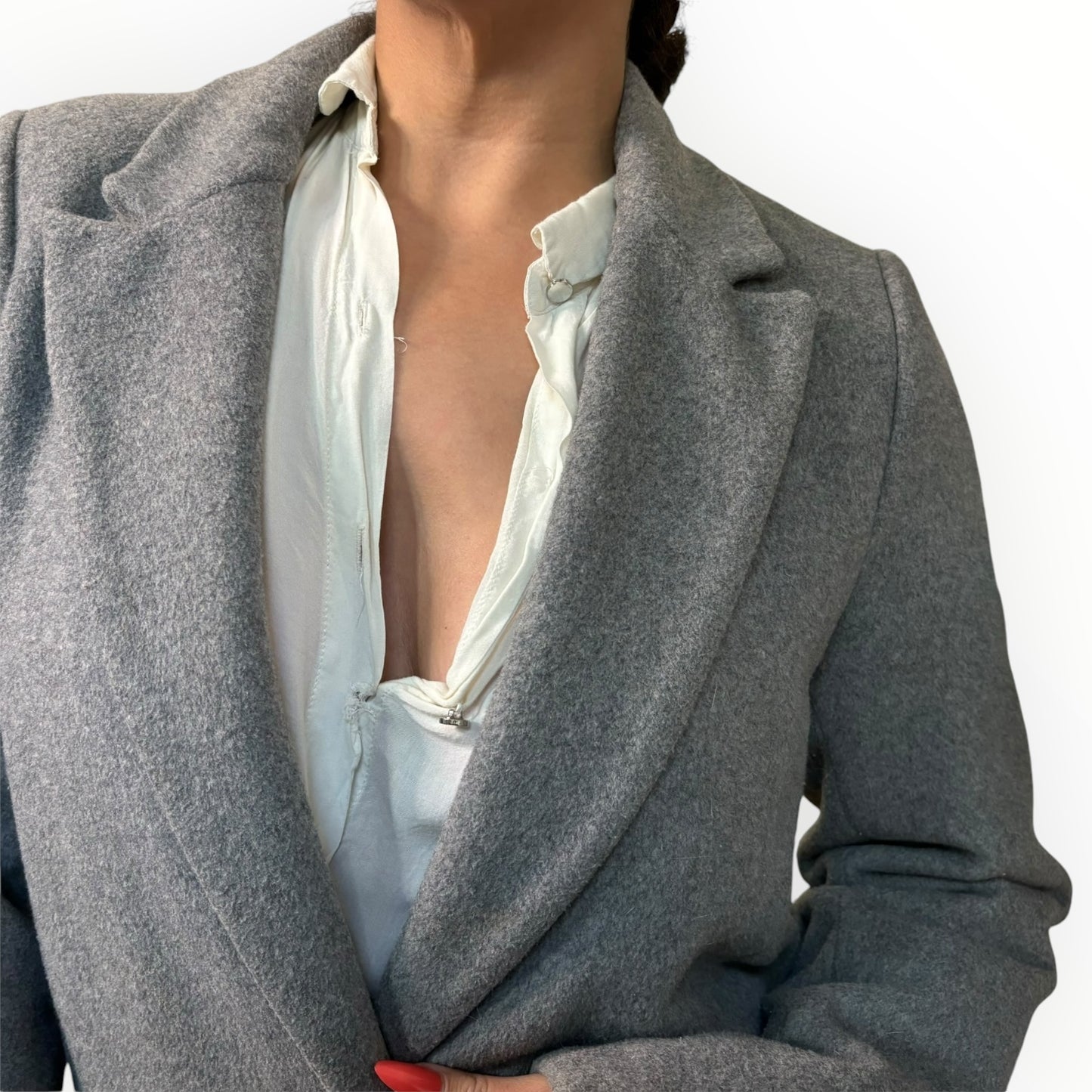 Grey Peacoat