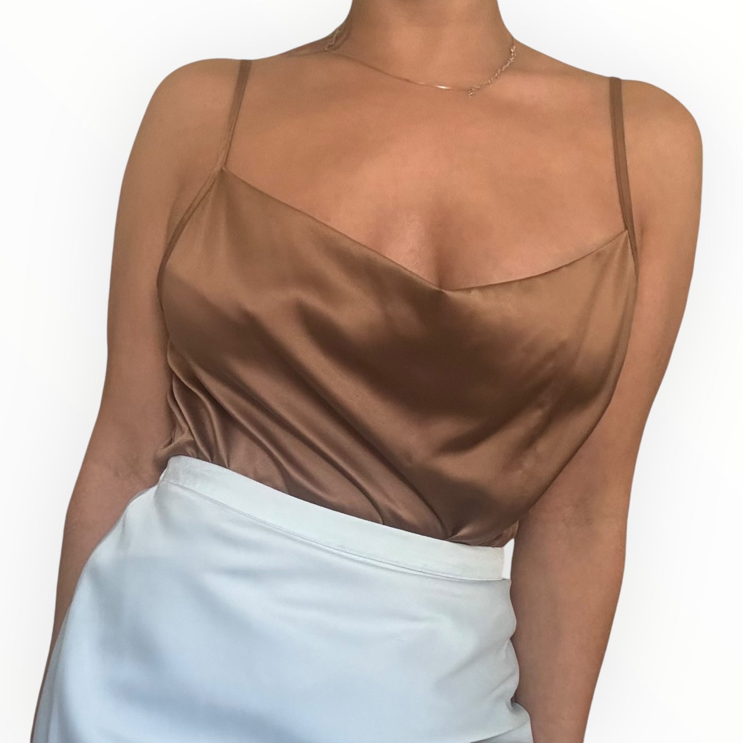 Bronze Satin Cami