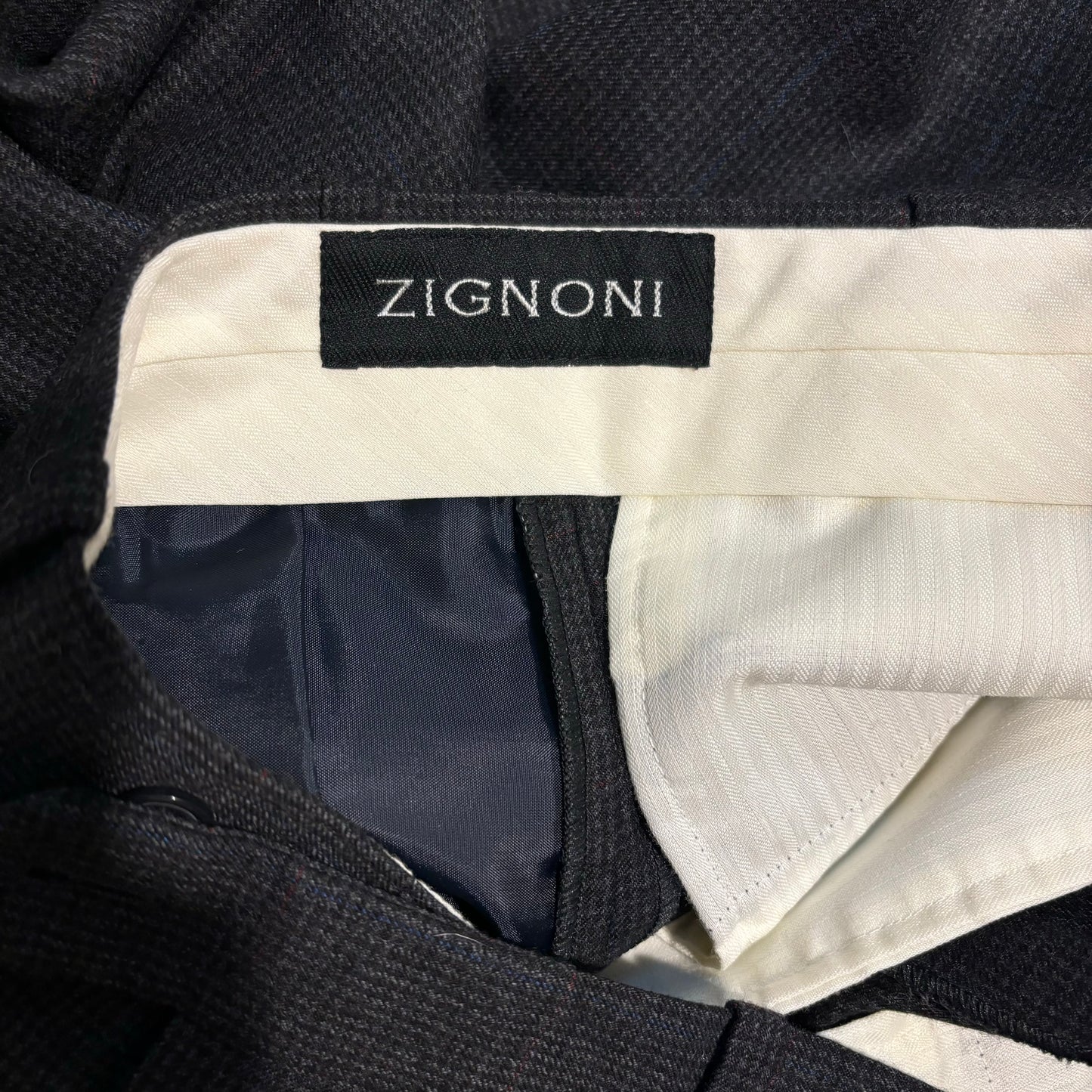 Hand Tailored Grey Suit Trousers