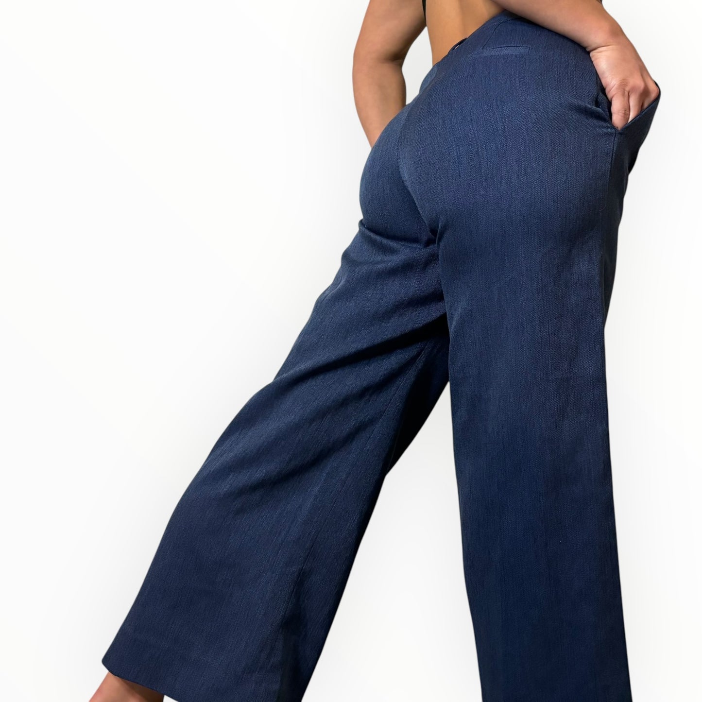 Navy Blue Culotte Pant