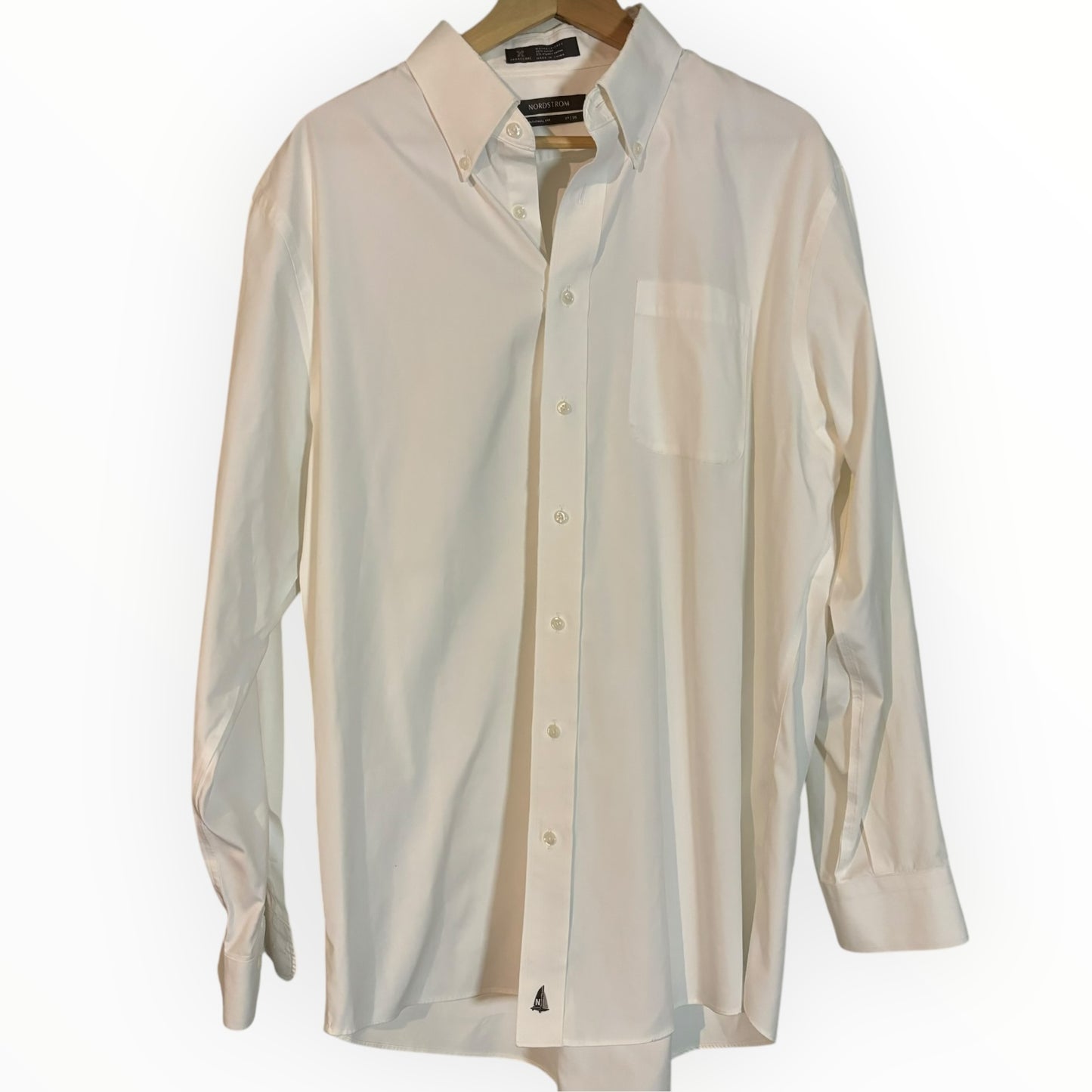 White Cotton Button-Up