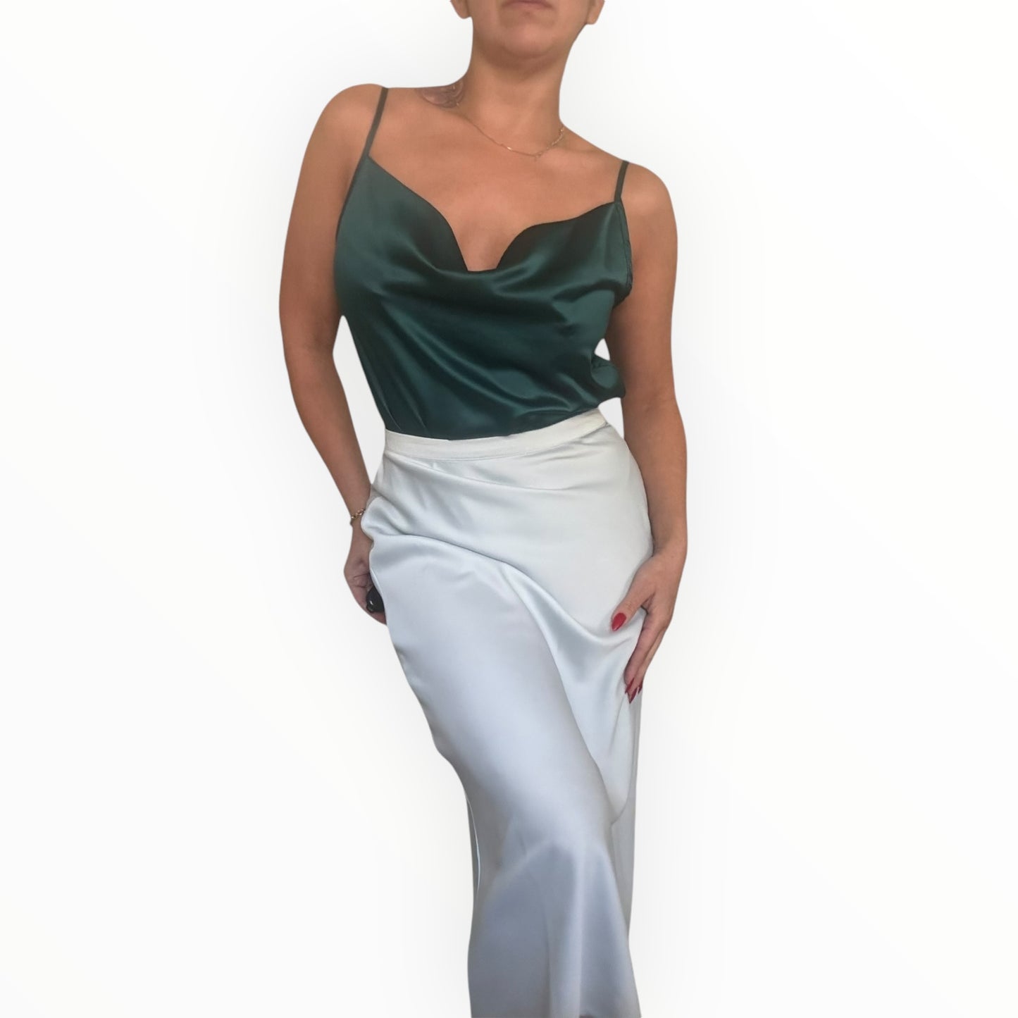 Jade Satin Cami