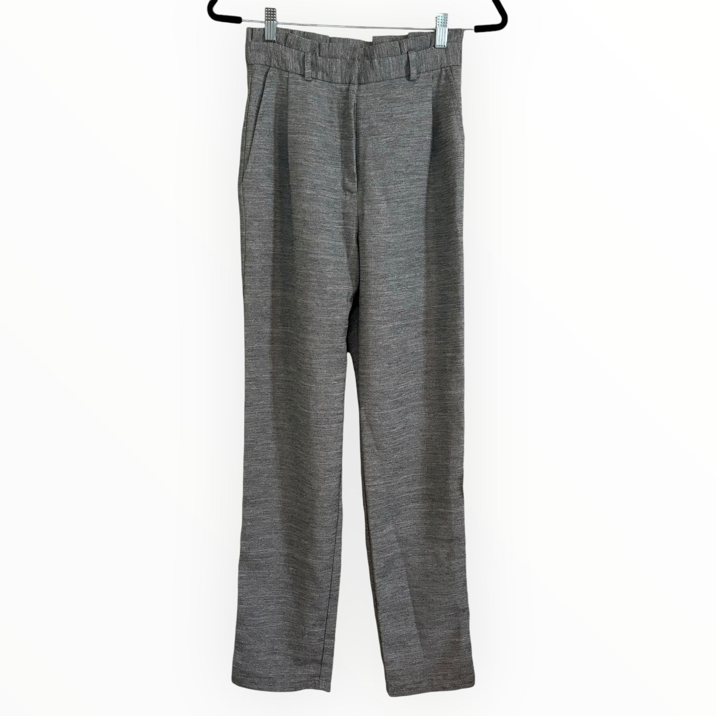 Topshop High-Waisted Grey Trouser