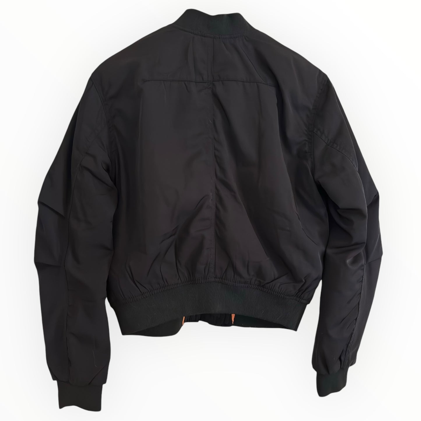 Black Lined Bomber Jacket