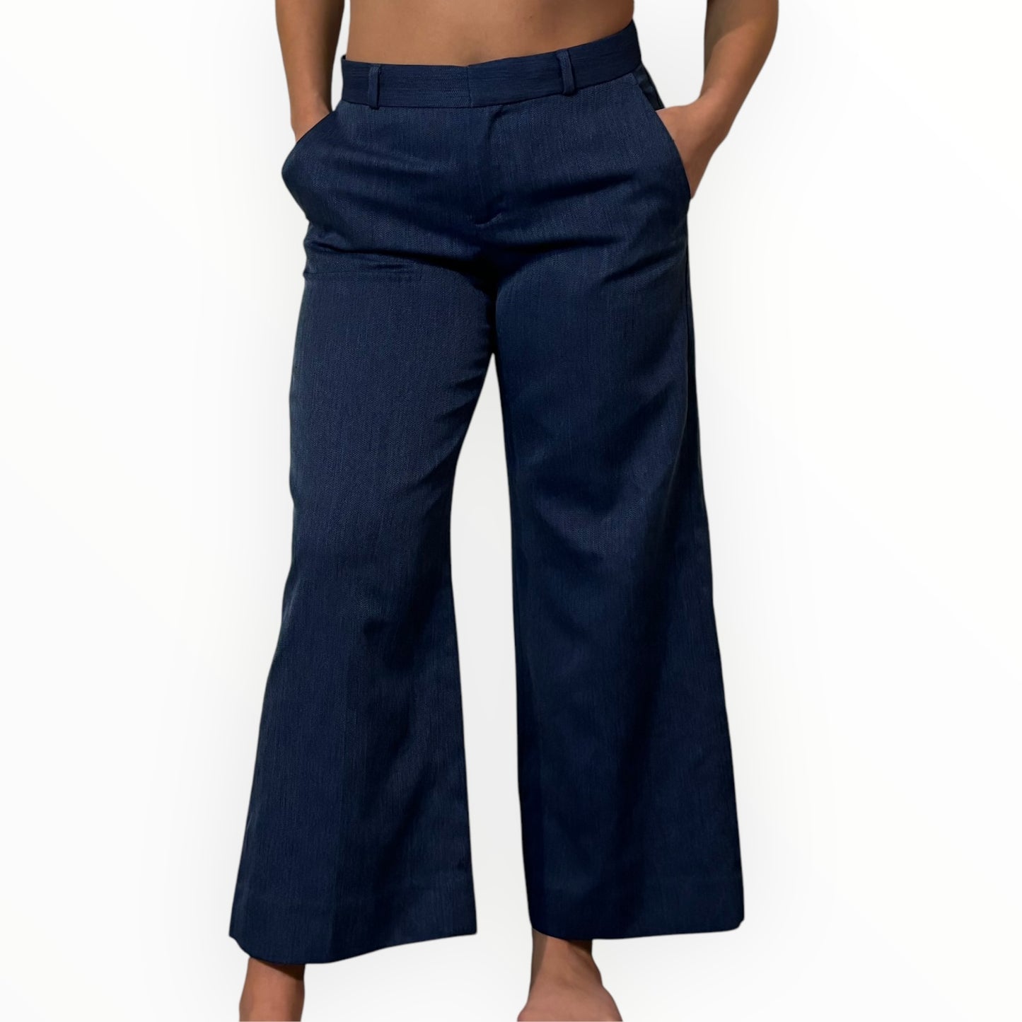 Navy Blue Culotte Pant
