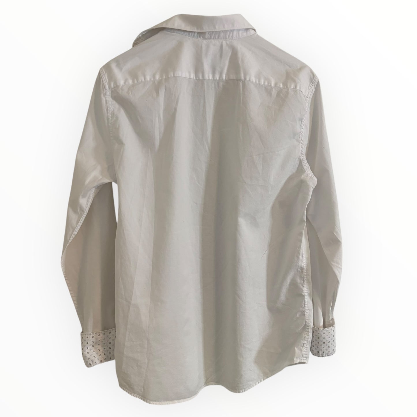 White Cotton Button-Up