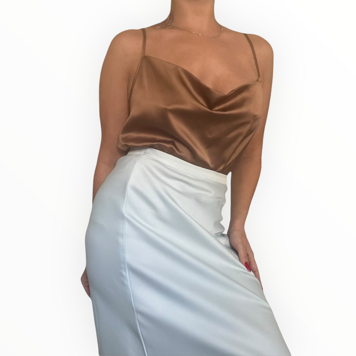 Bronze Satin Cami