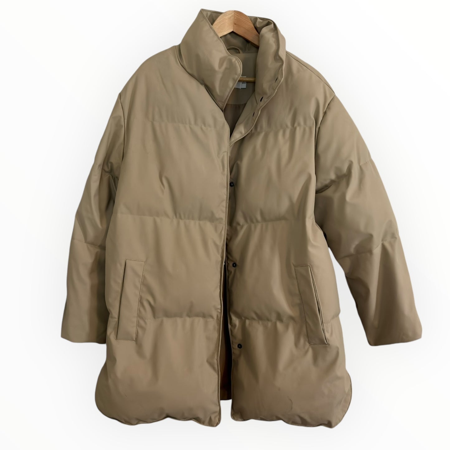 ASOS Design Beige Oversized Puffer