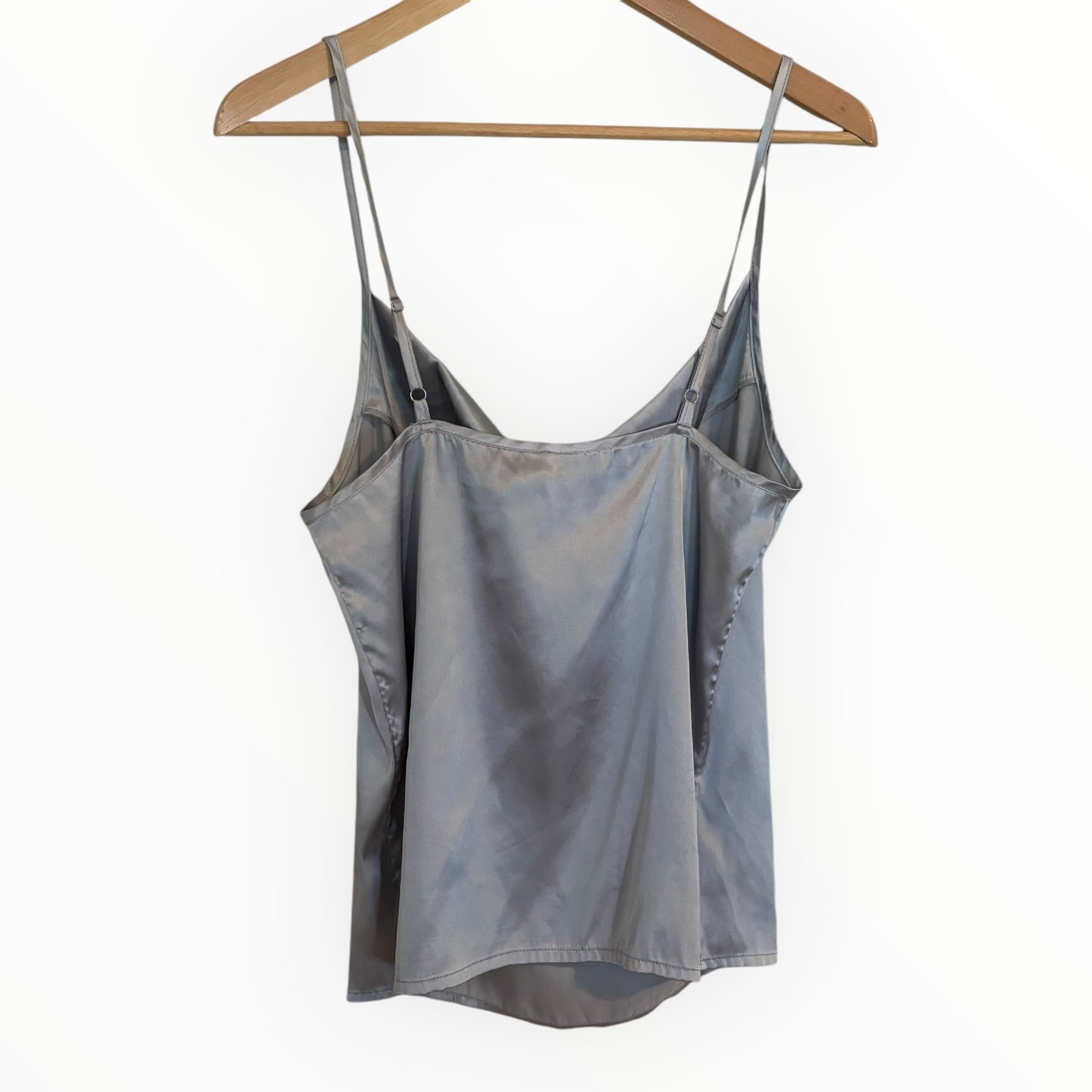 Silver Satin Cami