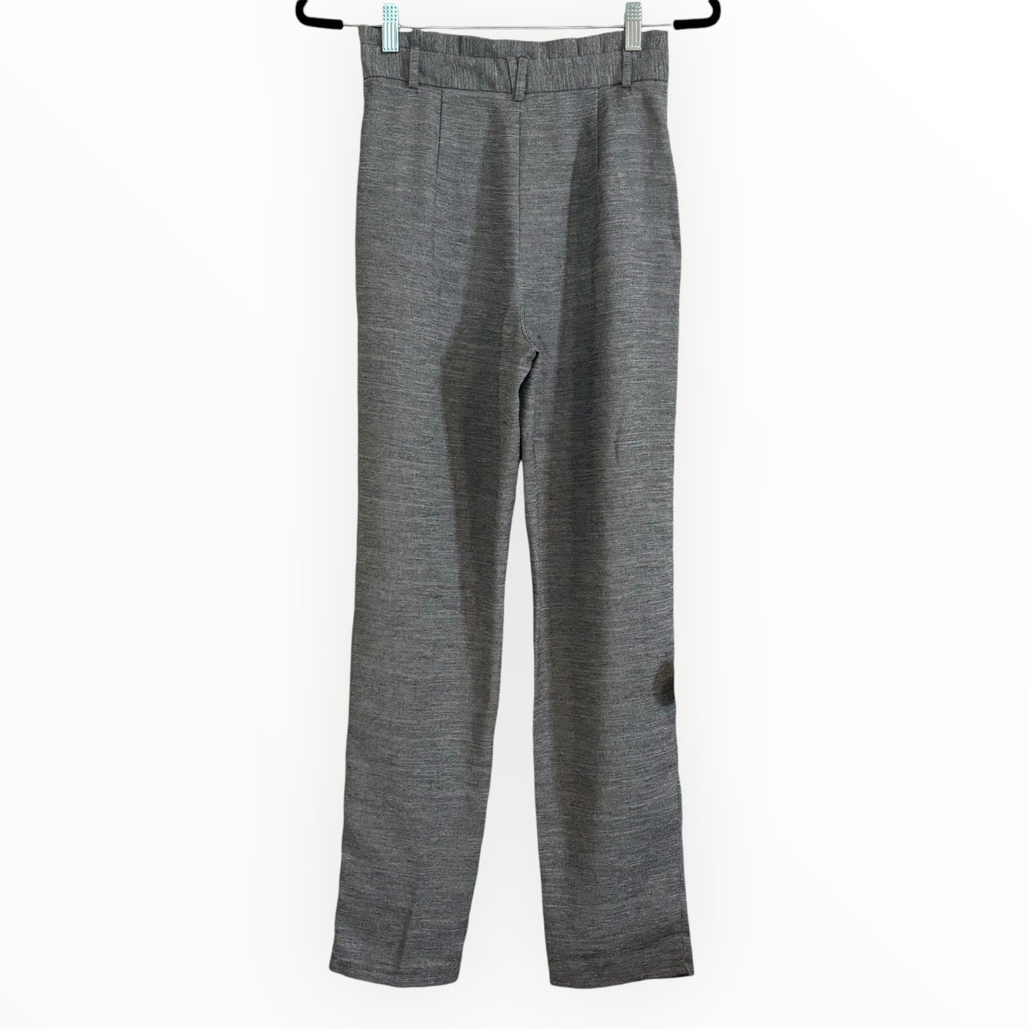 Topshop High-Waisted Grey Trouser