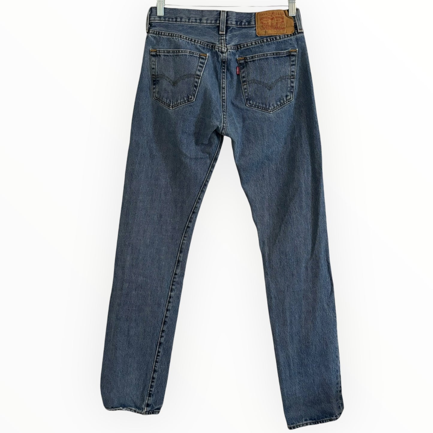Men’s Medium Wash Levi 501’s