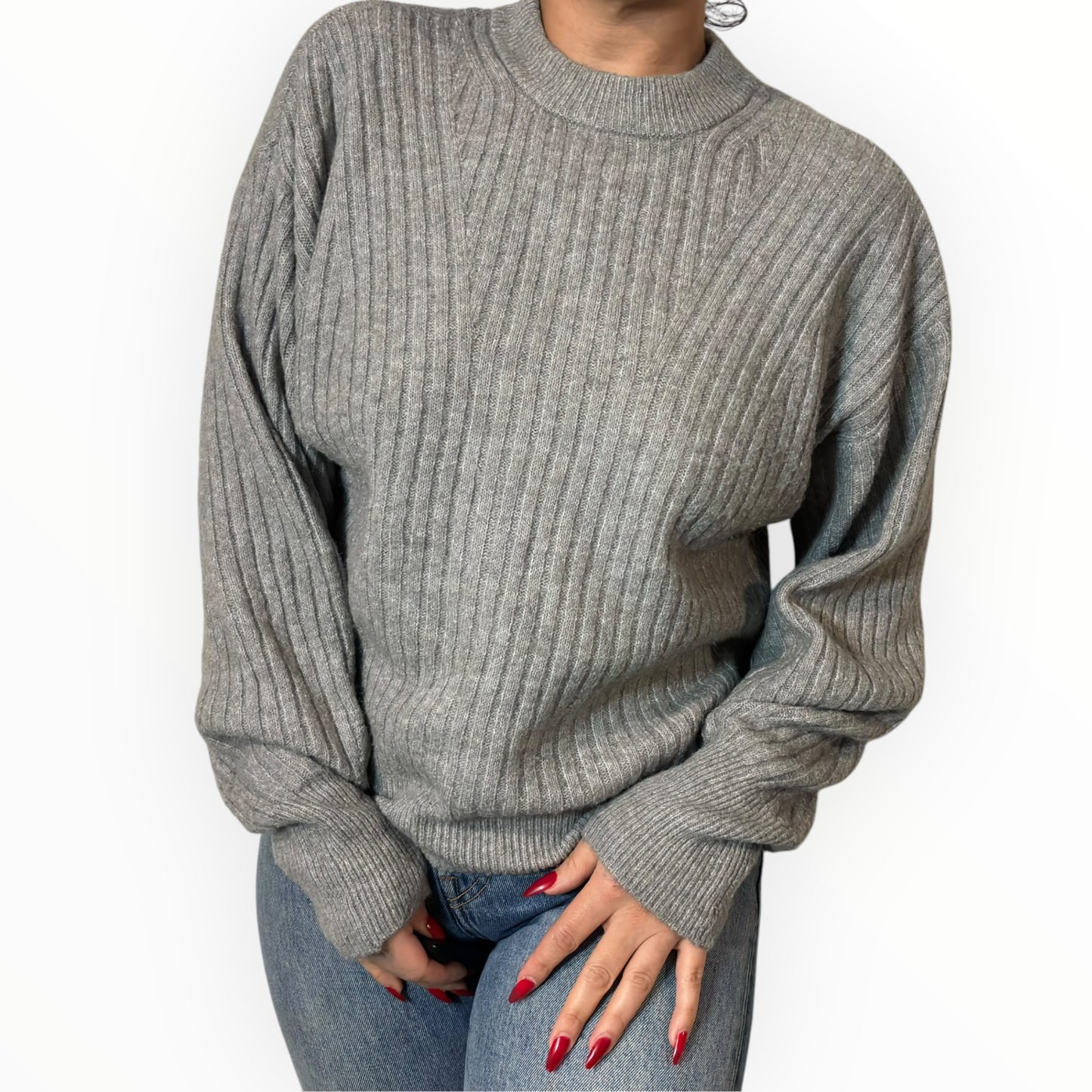 Grey Crewneck Sweater