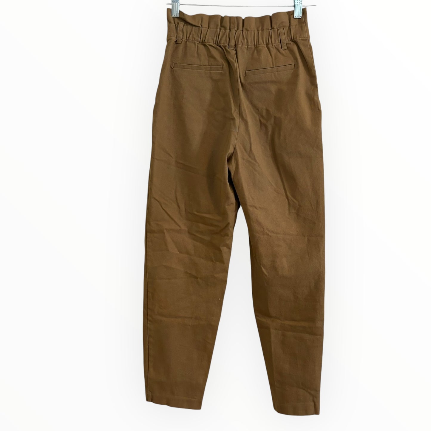 Tan Paperbag Trouser