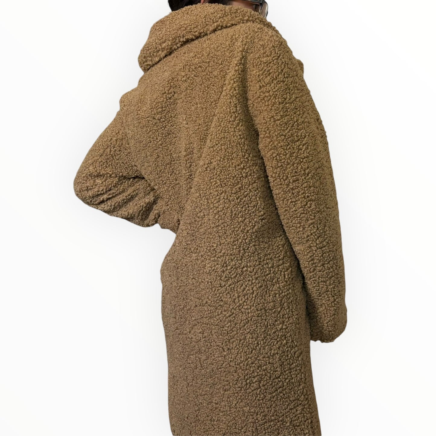 Brown Teddy Bear Peacoat