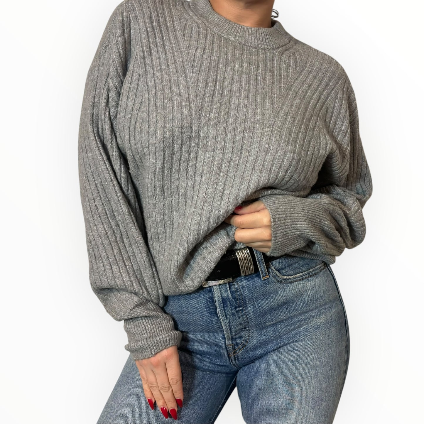 Grey Crewneck Sweater