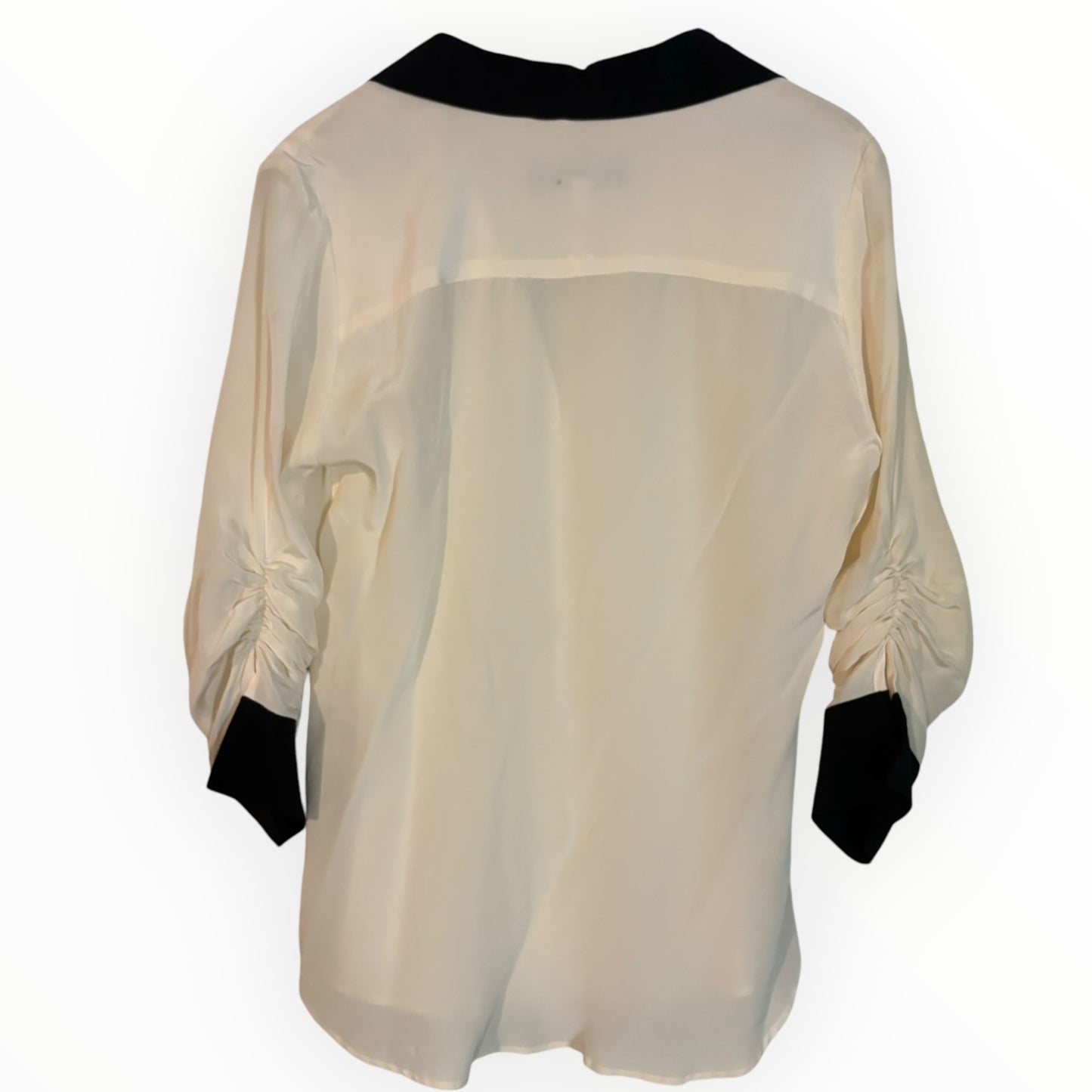 100% Silk Ivory Blouse